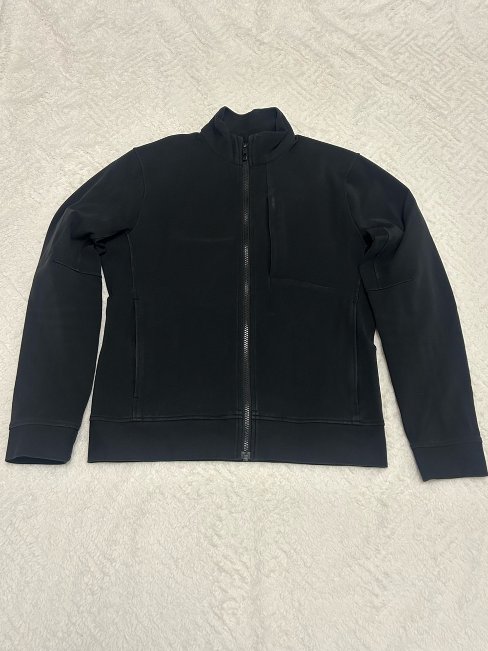 lululemon athletica Black Full-Zip Bomber Jacket